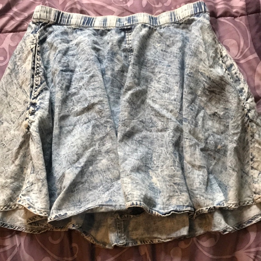 Denim Skater Skirt